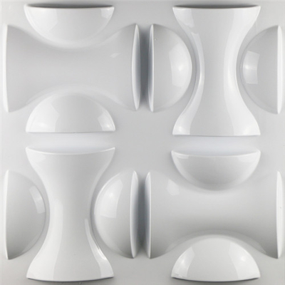 Os painéis de parede quadrados do PVC da forma 3D fazem sob medida 500 * 500mm/300 * 300mm/personalizados