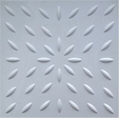 Painéis de parede do PVC 3D da espessura 1mm para o agregado familiar/administração/comércio