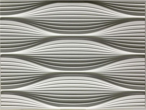 Profundidade amigável lavável geométrica de Eco dos painéis de parede do PVC 3D de DIY 0,1 centímetros