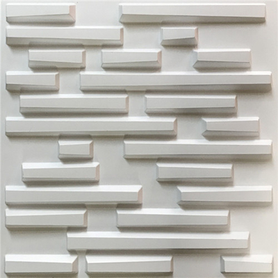 Altura Textured PVC popular da sustentabilidade dos painéis de parede da forma 19,7 polegadas