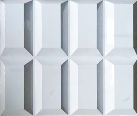 Os painéis de parede EUA do PVC da resistência de fogo 3D datilografam para KTV/supermercado decorativos